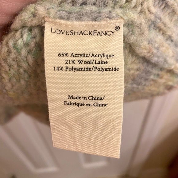 LoveShackFancy Aquarius Puff Sleeve Pullover~ Autumn Rainbow ๐ Size Large $395 - Picture 12 of 16